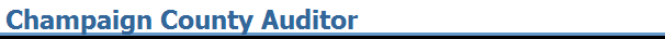 Champaign County Auditor